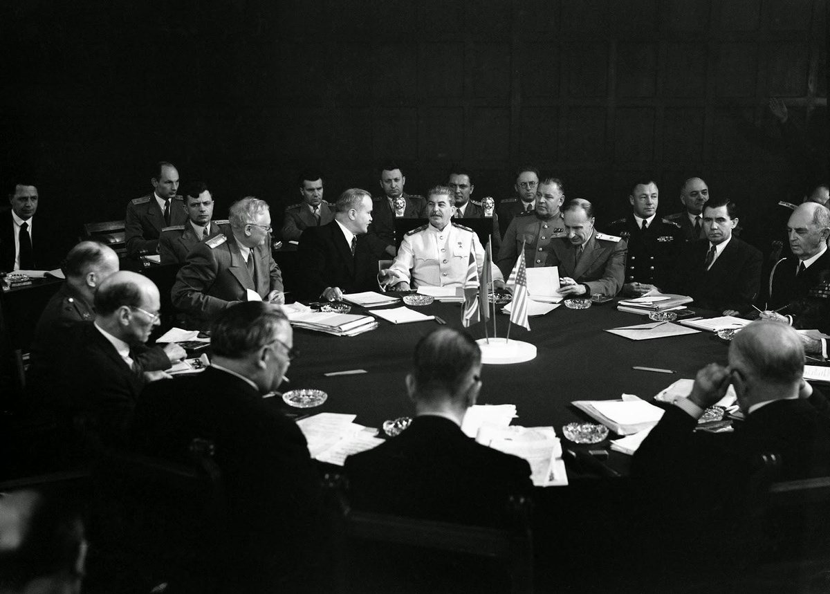 Потсдамская конференция 1945 года.  Итоги Второй мировой войны.